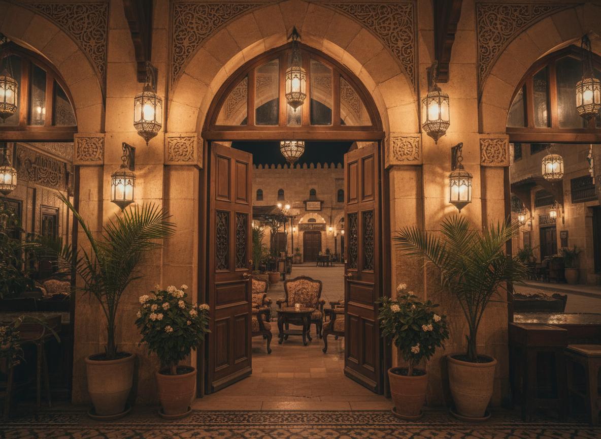 Hona Alqahera Café Entrance